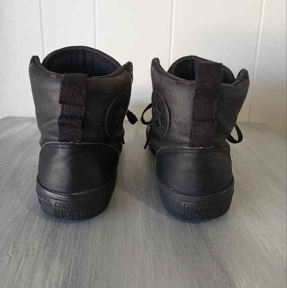Converse All Star Chuck Taylor Guard Black High Tops Mens Size 7 Women's Size 9 - Picture 4 of 16